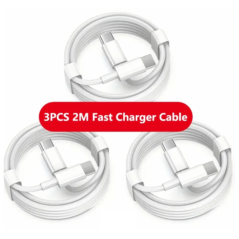 Câble USB-C vers USB-C 100 W à charge rapide, compatible Samsung, Xiaomi et Huawei, lot de 3 9