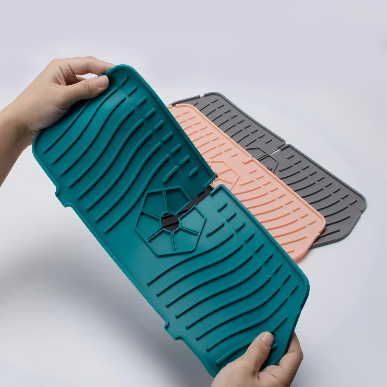 Tapis de protection pour évier en silicone, usage quotidien
