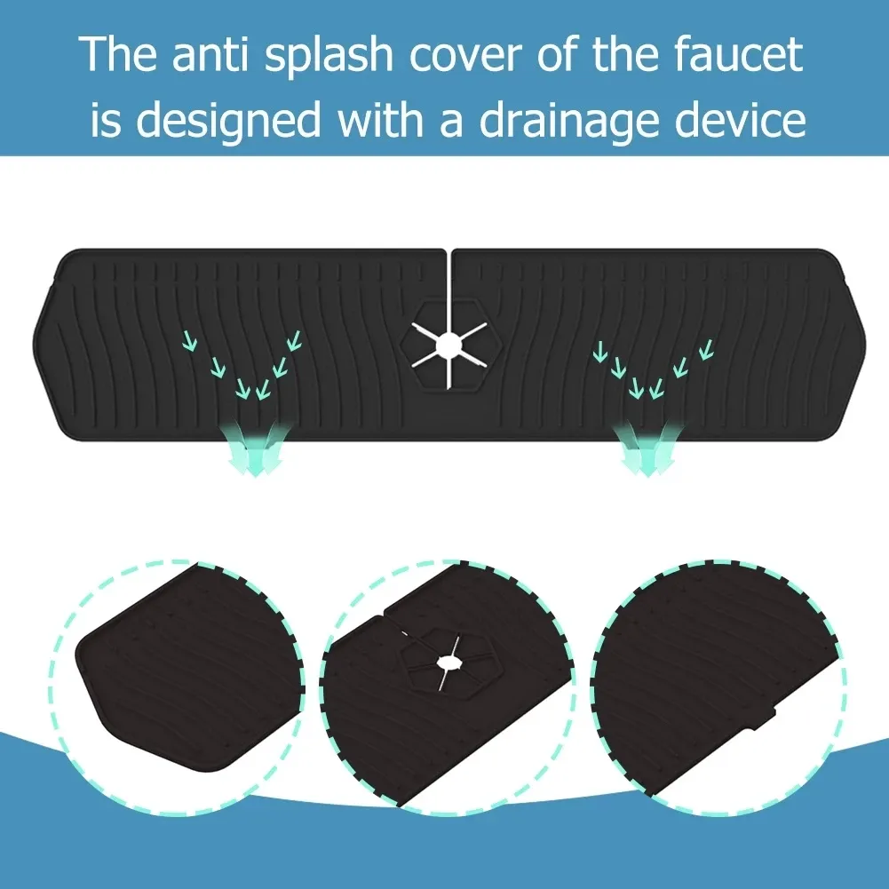Tapis de protection pour évier en silicone, ambiance cuisine