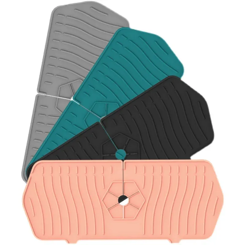 Tapis de protection pour évier en silicone, en cuisine