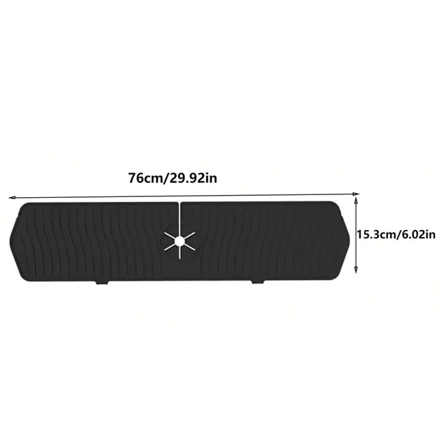 Tapis de protection anti-éclaboussures en silicone pour robinet et évier de cuisine 7