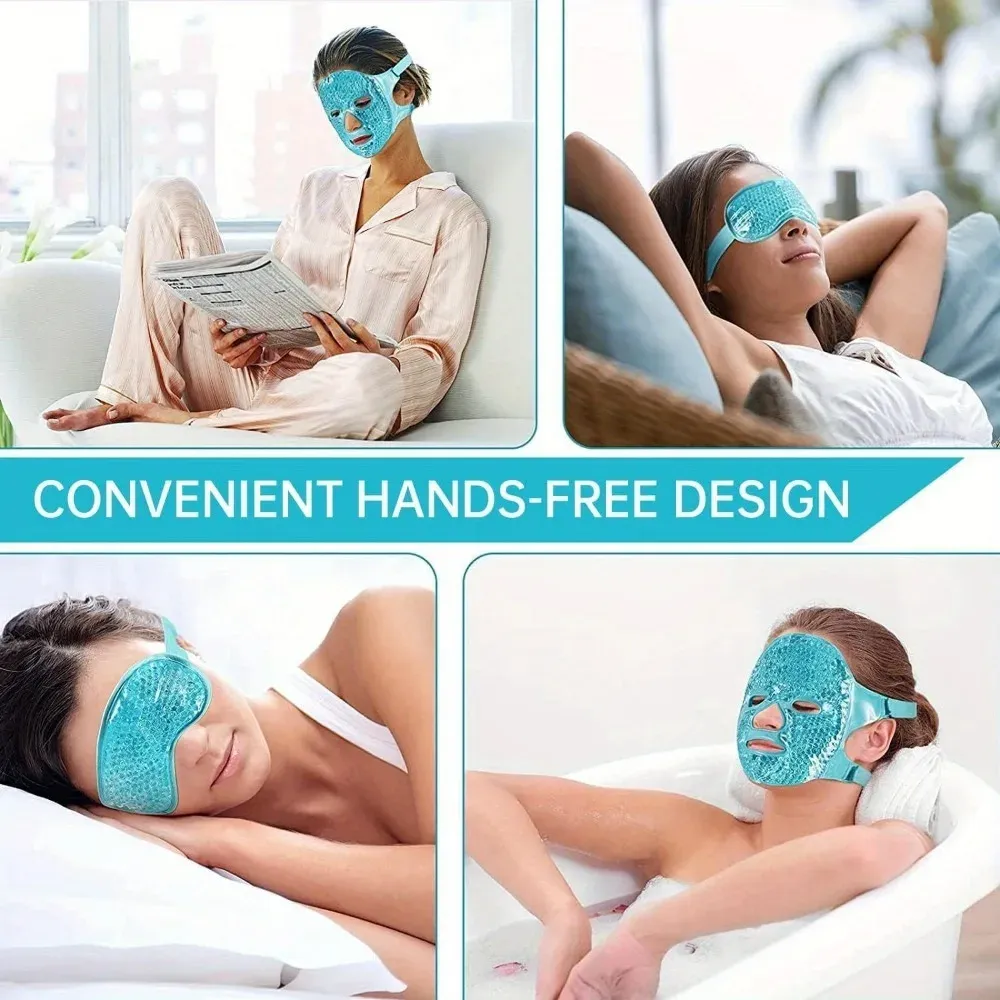Masque rafraîchissant pour les yeux réutilisable