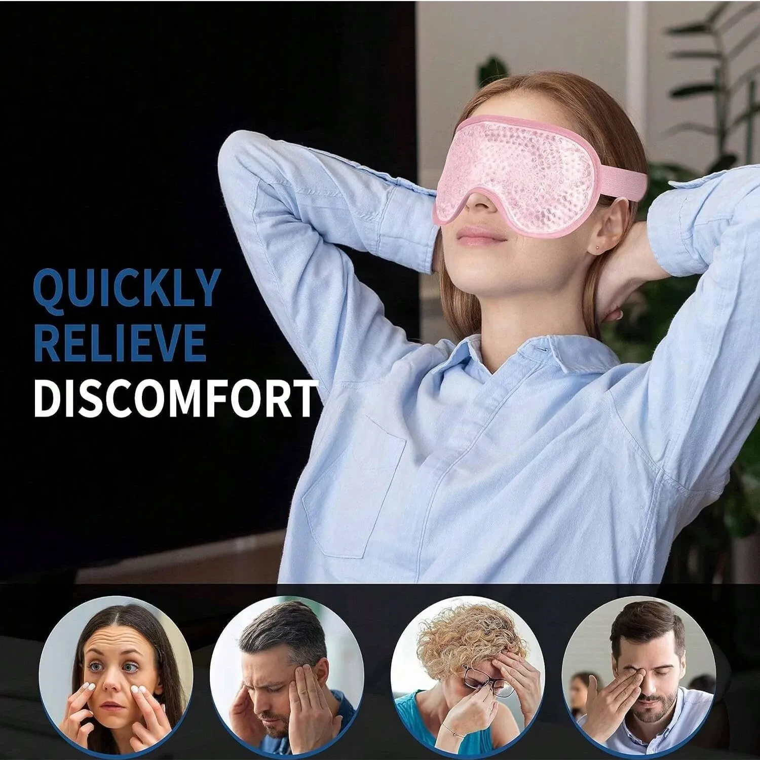 Détails du masque rafraîchissant pour les yeux