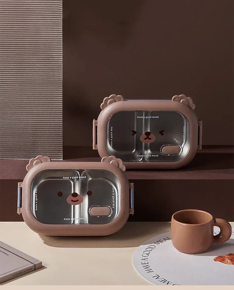 Boîte à déjeuner en situation