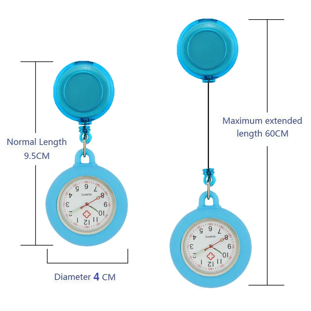 Montre de poche rétractable, détail du cadran