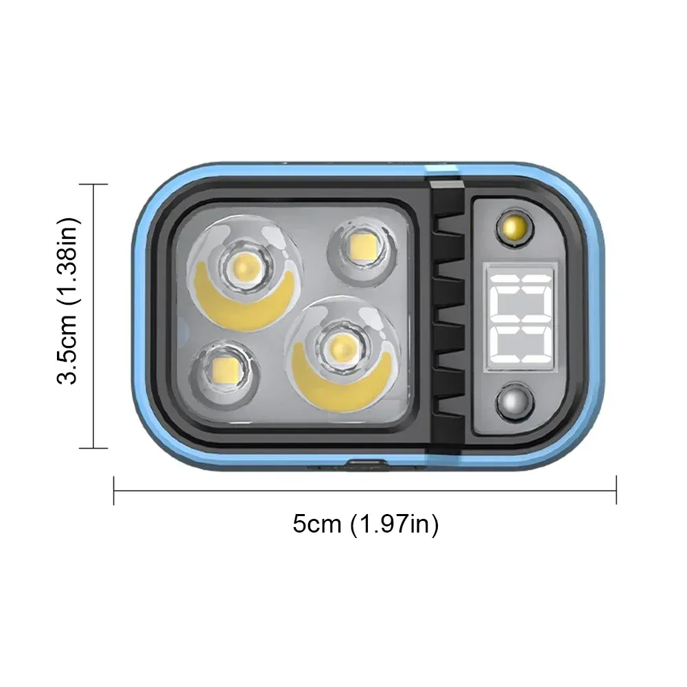 Lampe frontale LED à capteur de mouvement rechargeable USB-C, lampe de travail puissante pour la randonnée, la course à pied et la réparation 6
