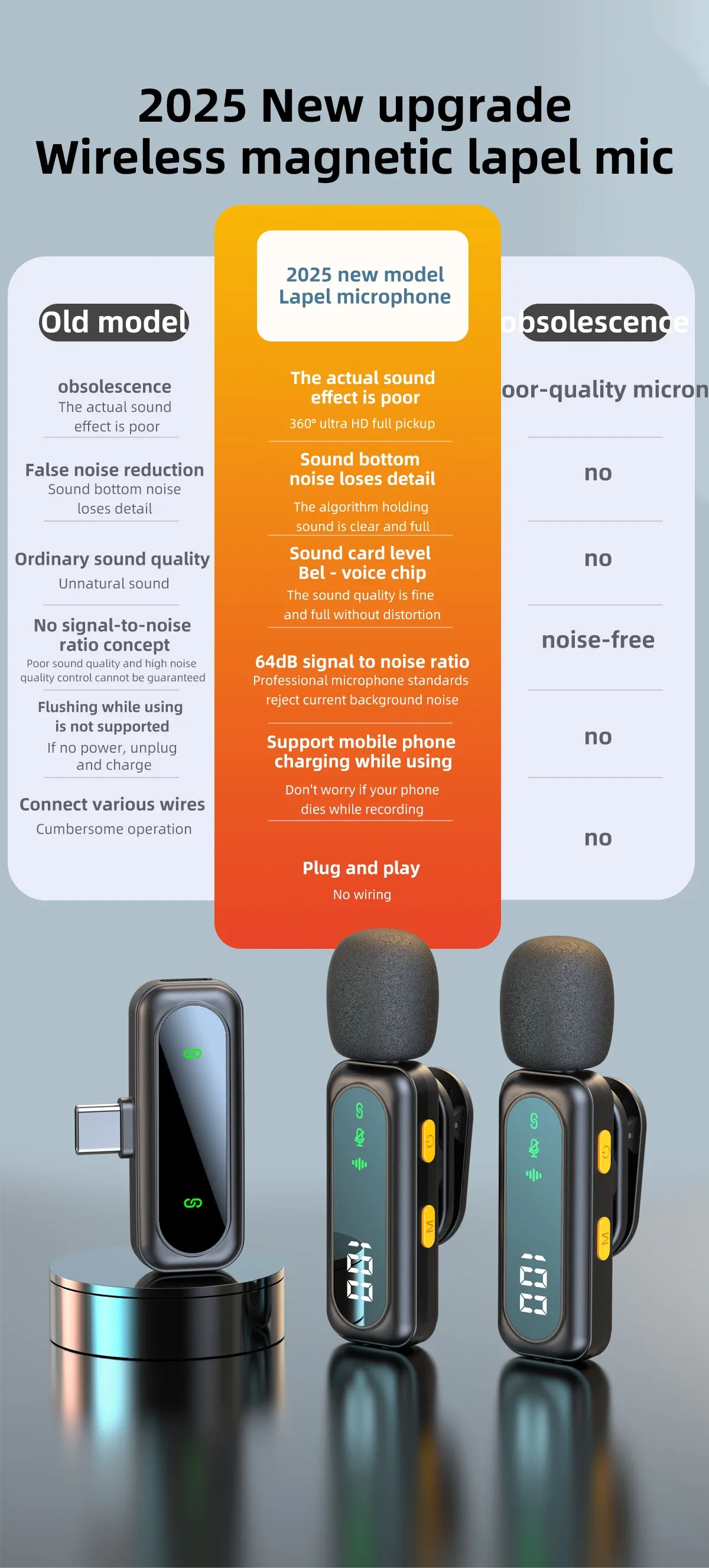 Microphone J21 en situation