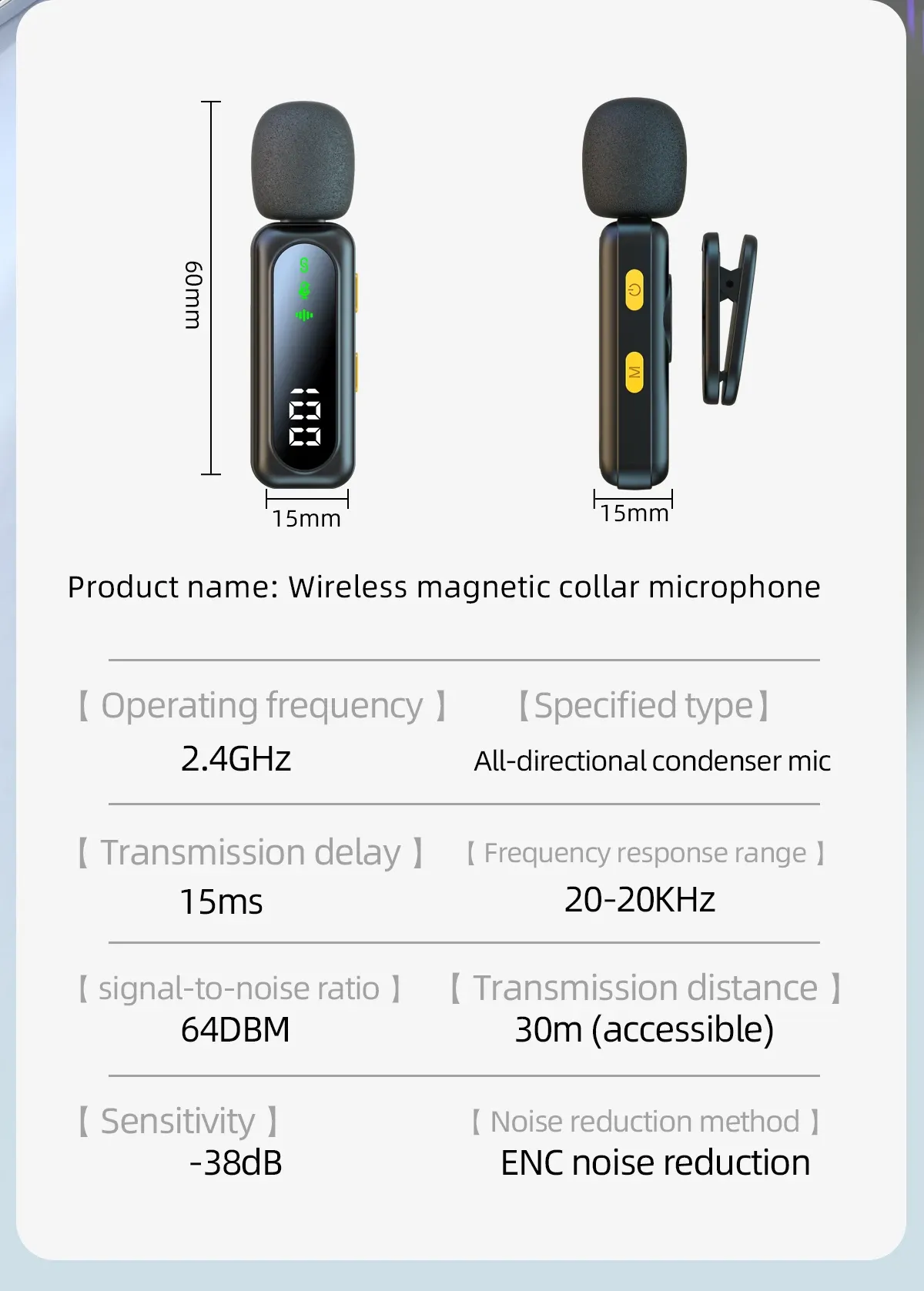 Microphone J21 pour diffusions en direct