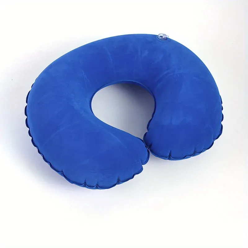 Oreiller de voyage gonflable en forme de C, portable 10