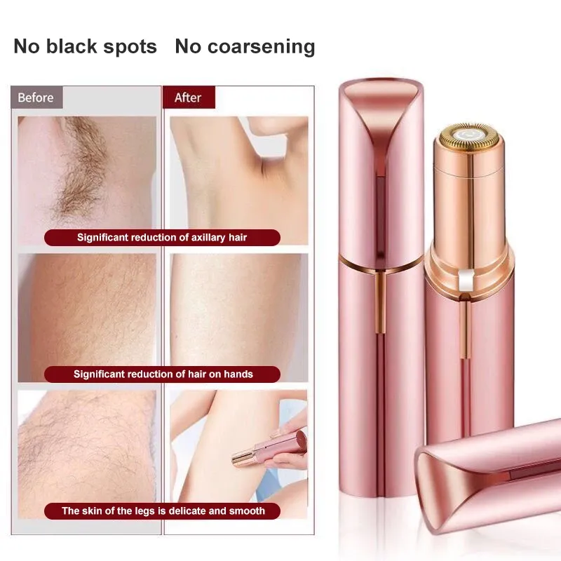 Épilateur électrique portable pour sourcils, format rouge à lèvres 5