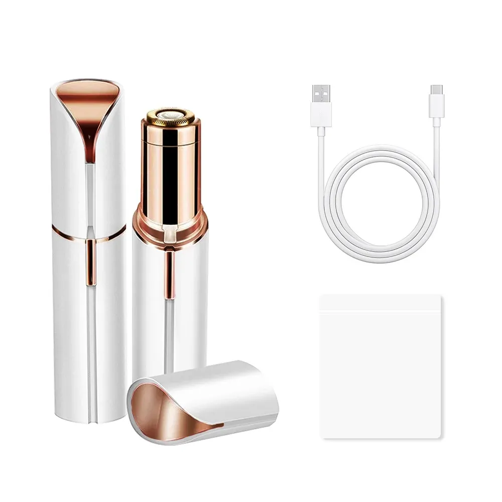Épilateur électrique portable pour sourcils, format rouge à lèvres 9