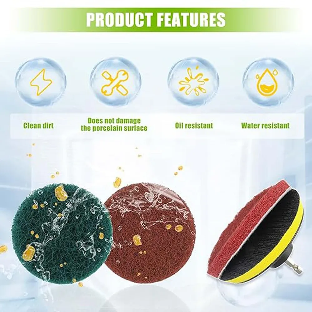 Détail des brosses de nettoyage