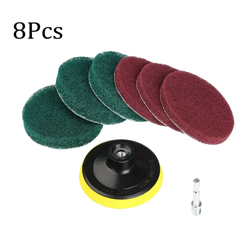Kit de brosses de nettoyage pour perceuse électrique, brosses de nettoyage pour salle de bains et baignoire 7