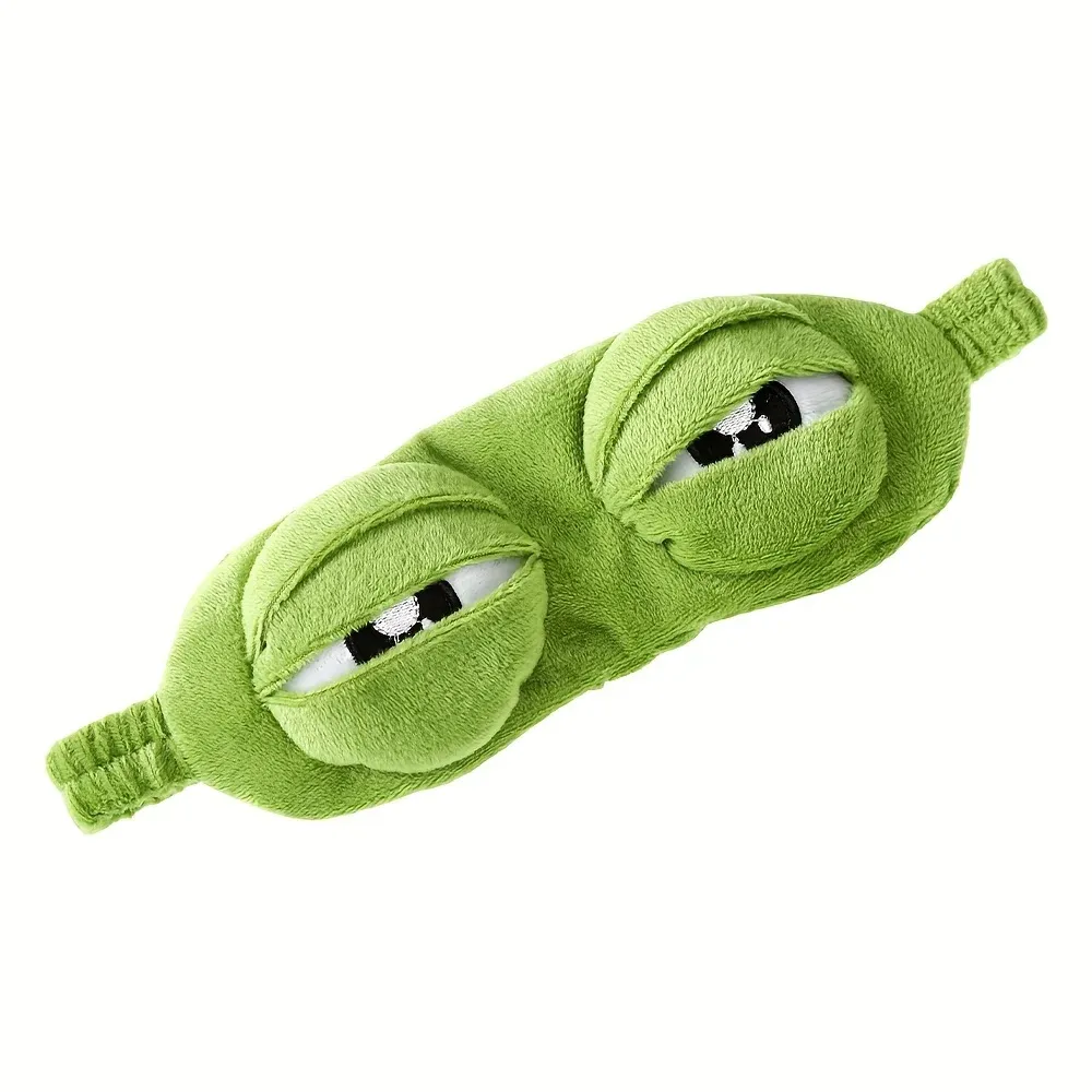 Masque pour les yeux grenouille verte, ambiance lifestyle