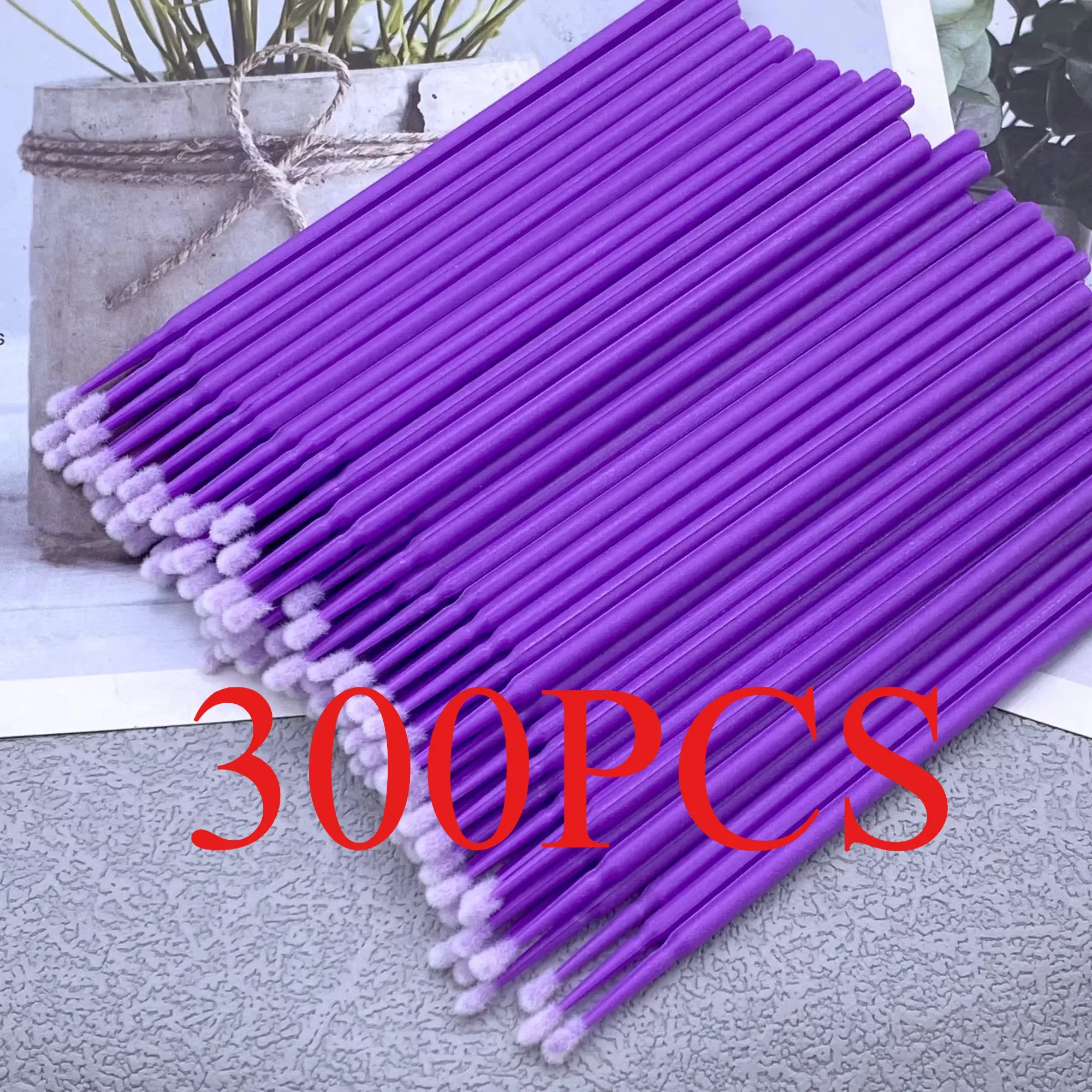 100/500 pièces Brosses de nettoyage pour cils, micro-brosses à cils individuels pour extensions de cils, outils de nettoyage beauté et maquillage 16