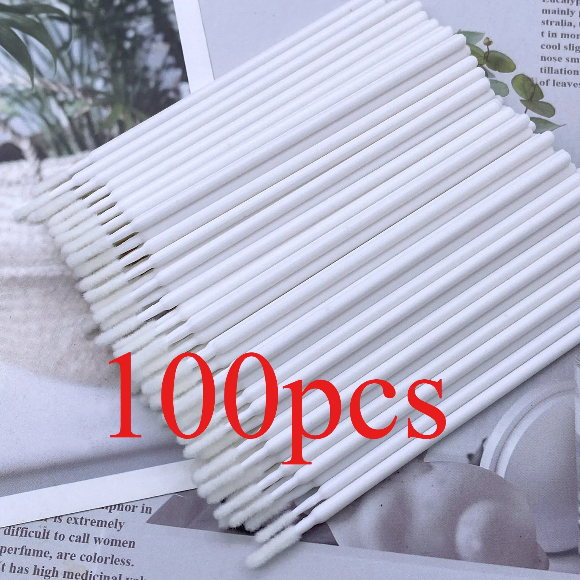 100/500 pièces Brosses de nettoyage pour cils, micro-brosses à cils individuels pour extensions de cils, outils de nettoyage beauté et maquillage 6