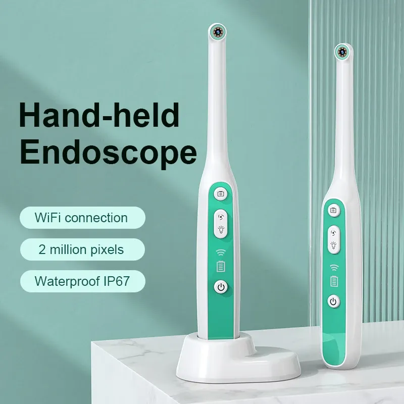 Caméra buccale visuelle WiFi INSKAM, caméra d'examen buccal 1440P, endoscope 2 MP étanche IP67, outil d'inspection par système d'imagerie