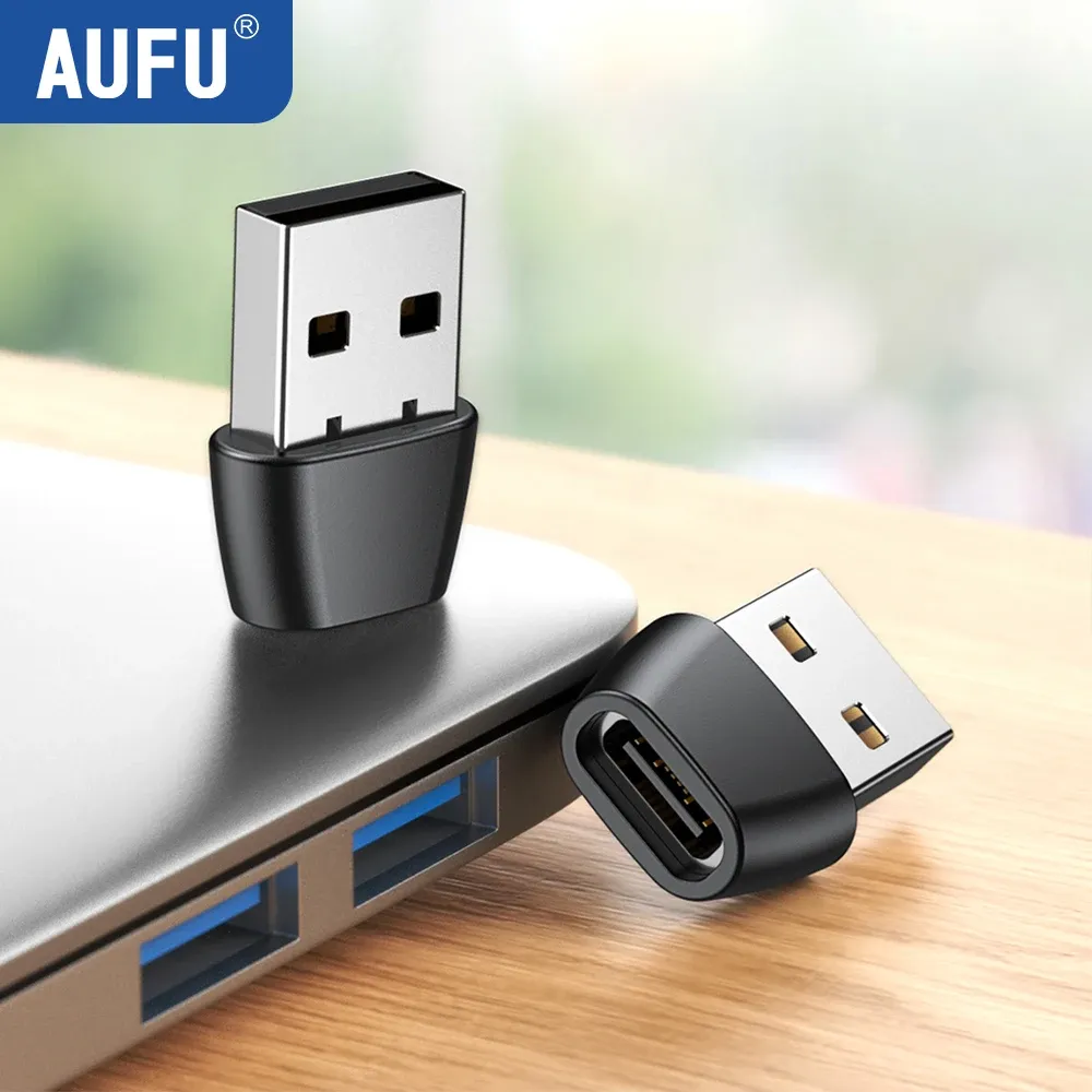 Adaptateur USB mâle vers USB-C femelle OTG, compatible MacBook, Xiaomi et Samsung Galaxy S21 (lot de 1, 3 ou 5)