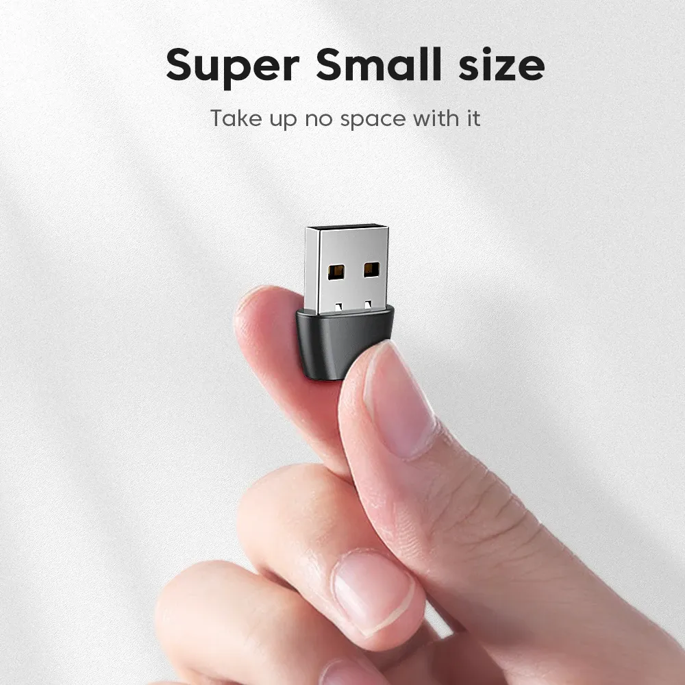 Adaptateur USB mâle vers USB-C femelle OTG, compatible MacBook, Xiaomi et Samsung Galaxy S21 (lot de 1, 3 ou 5) 6