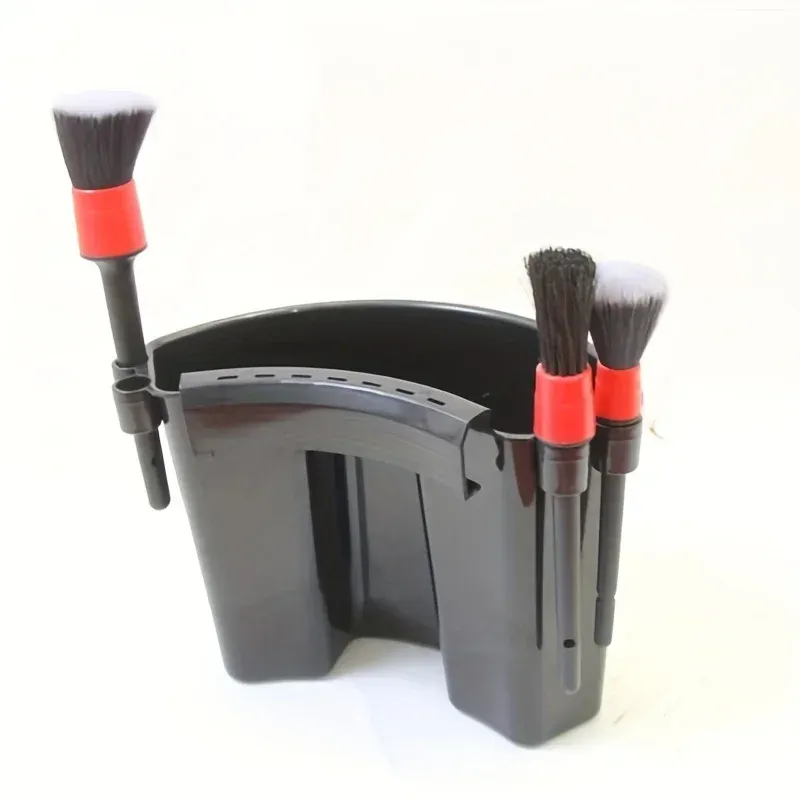 Kit de détailing automobile universel EvaluCar avec brosses et gant, modèle E27 4