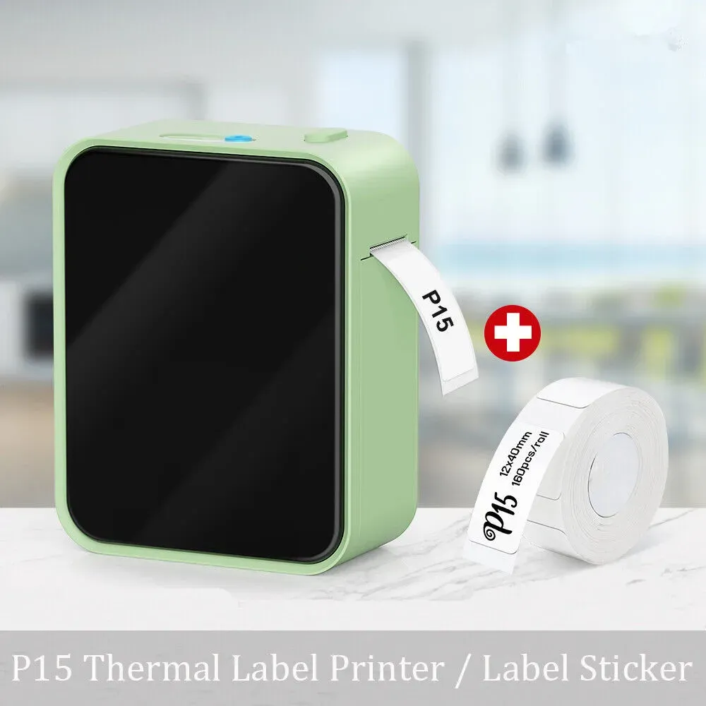 Imprimante d'étiquettes thermique sans encre Marklife P15 – Bluetooth, 203 dpi, compatible Android et iOS 8