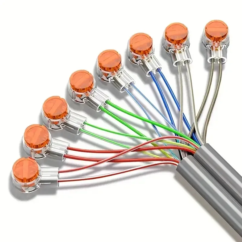 Connecteur K1 K2 K3, lot de 100 pièces, borne à sertir, connecteur de fil, connecteur de câble Ethernet RJ45, borne de ligne téléphonique 2