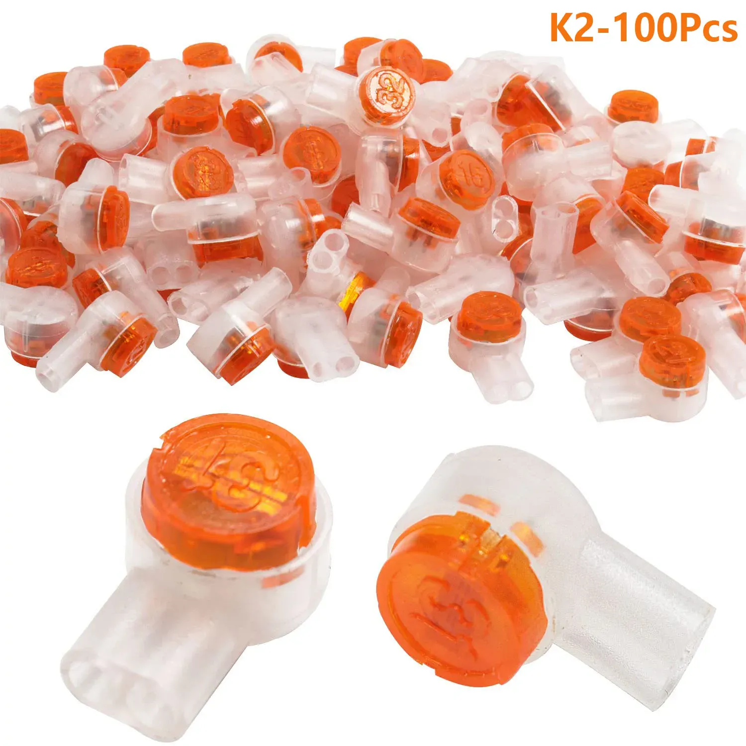 Connecteur K1 K2 K3, lot de 100 pièces, borne à sertir, connecteur de fil, connecteur de câble Ethernet RJ45, borne de ligne téléphonique 8