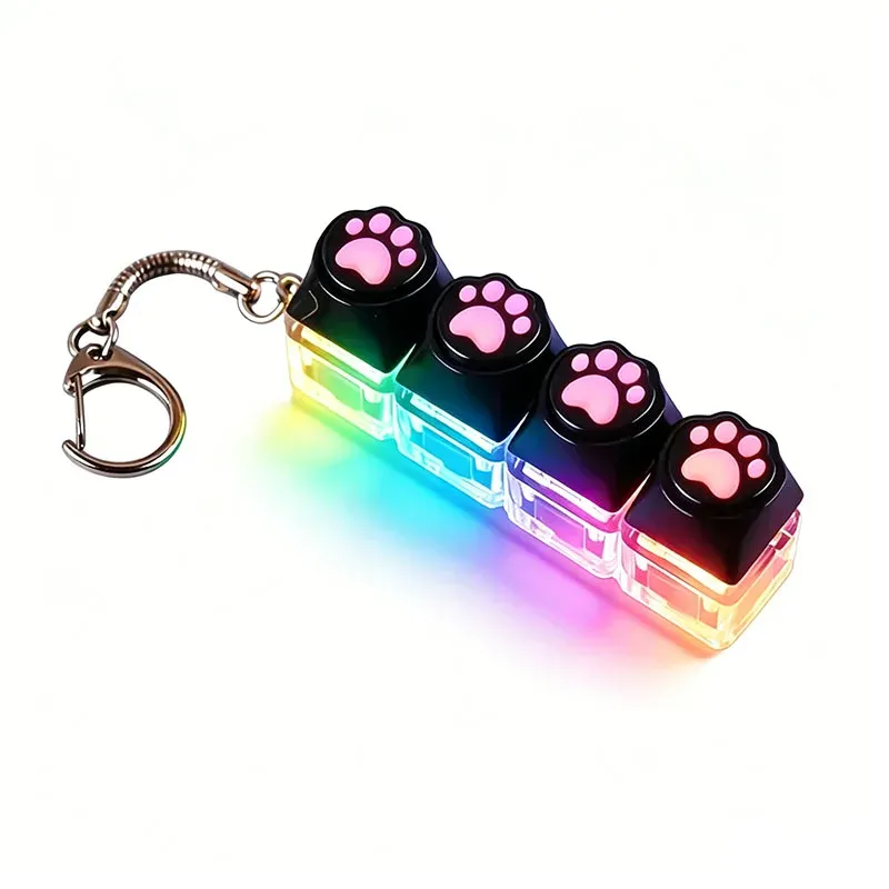 Porte-clés clavier LED, détail des touches