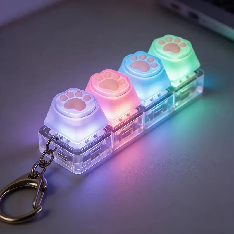 Détail du porte-clés clavier LED