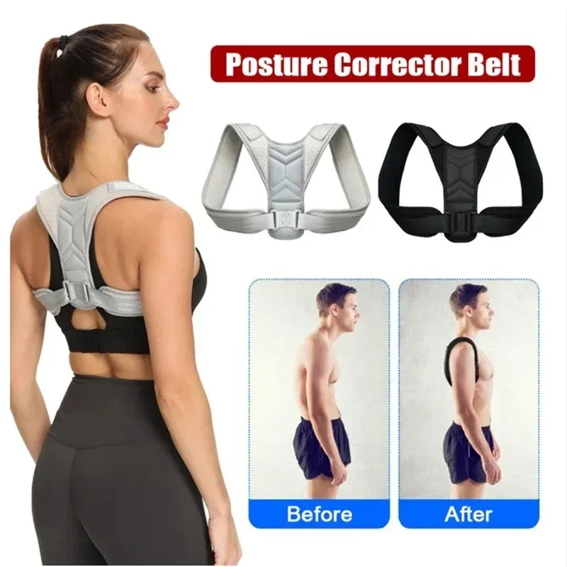 Correcteur de posture pour le dos et les épaules, ceinture réglable avec soutien de la colonne vertébrale