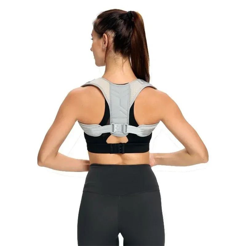 Correcteur de posture pour le dos et les épaules, ceinture réglable avec soutien de la colonne vertébrale 3