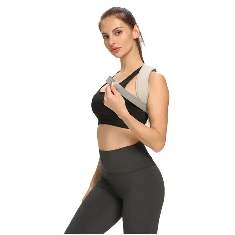 Correcteur de posture pour le dos et les épaules, ceinture réglable avec soutien de la colonne vertébrale 5