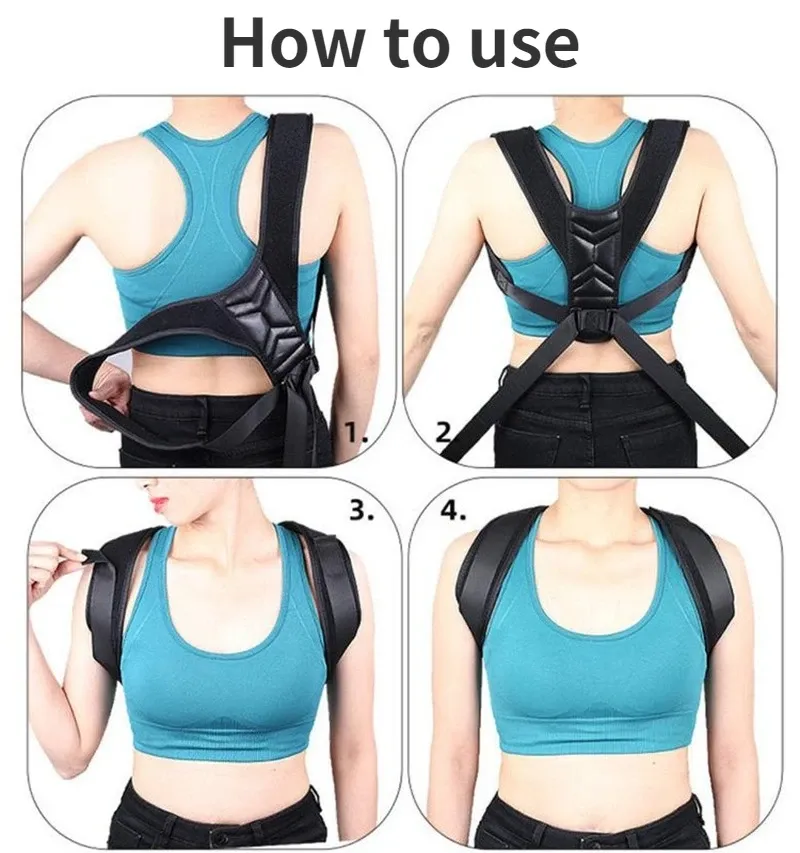 Correcteur de posture, finitions