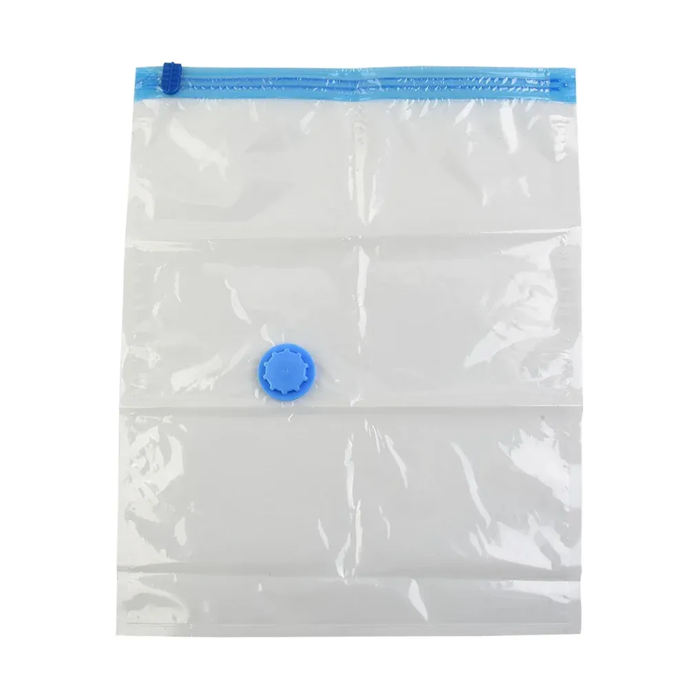 Sacs de rangement sous vide avec valve, pliables et compressibles, grande taille pour vêtements, serviettes et couvertures 4