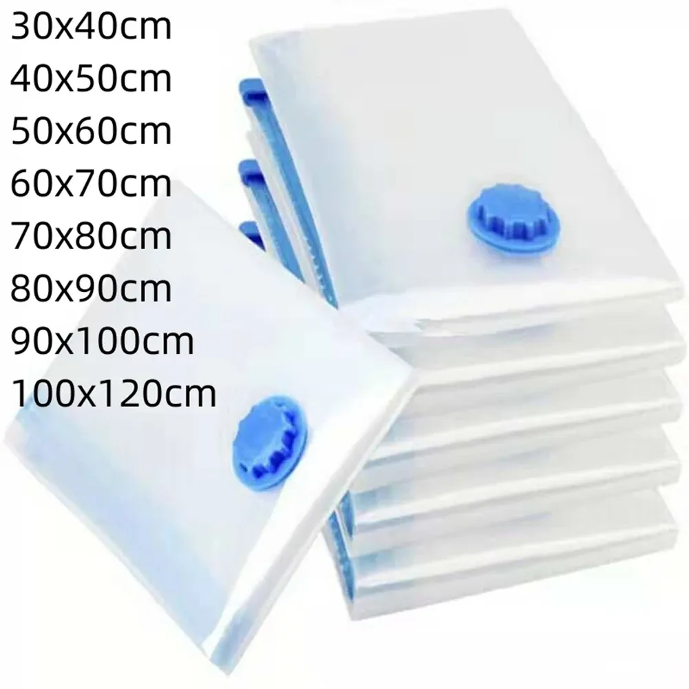 Sacs de rangement sous vide avec valve, pliables et compressibles, grande taille pour vêtements, serviettes et couvertures 8
