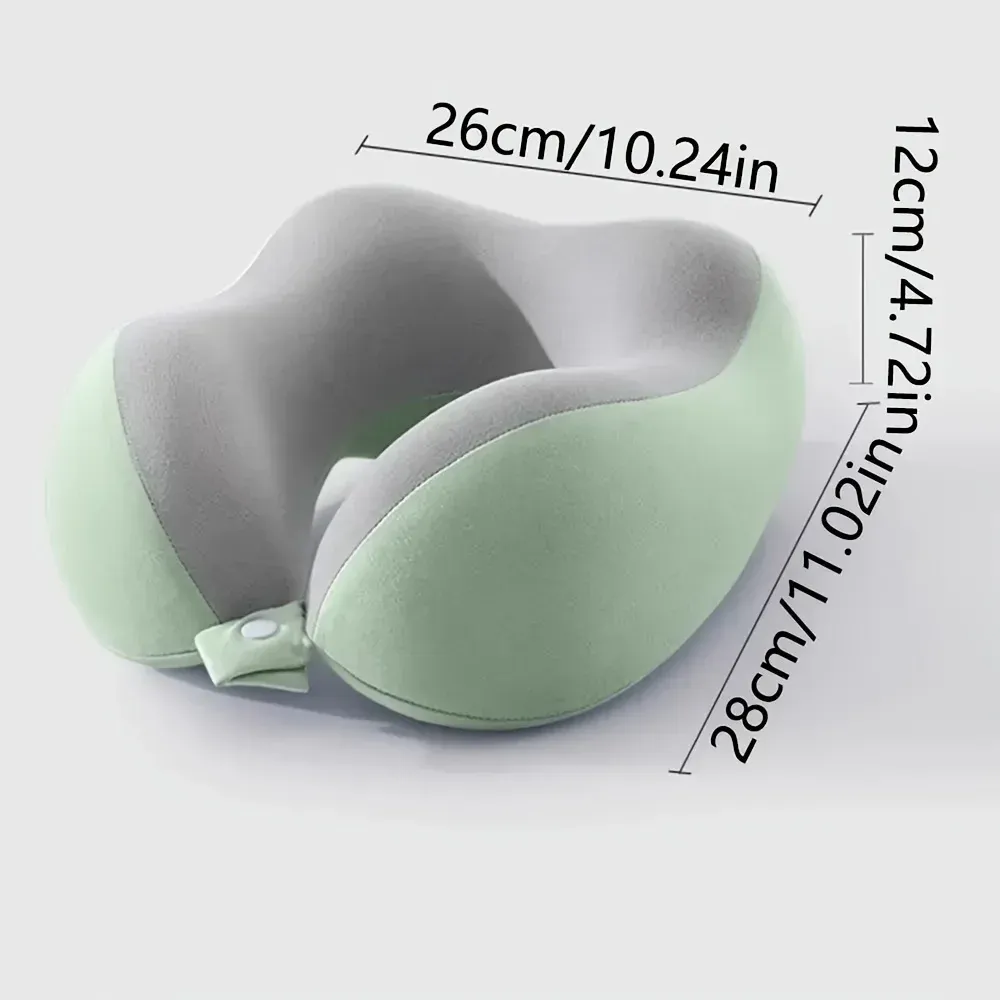 Oreiller cervical en U confortable avec sac de rangement – Idéal pour les voyages, la sieste et le bureau 4