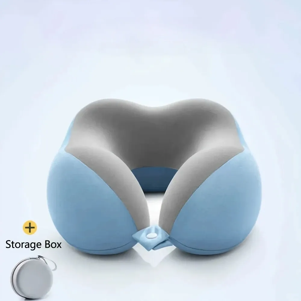 Oreiller cervical en U confortable avec sac de rangement – Idéal pour les voyages, la sieste et le bureau 8
