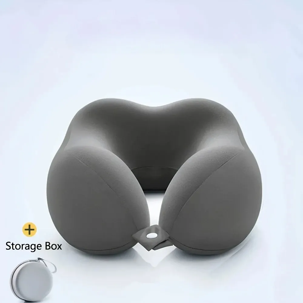 Oreiller cervical en U confortable avec sac de rangement – Idéal pour les voyages, la sieste et le bureau 11