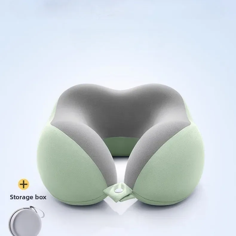 Oreiller cervical en U confortable avec sac de rangement – Idéal pour les voyages, la sieste et le bureau 10