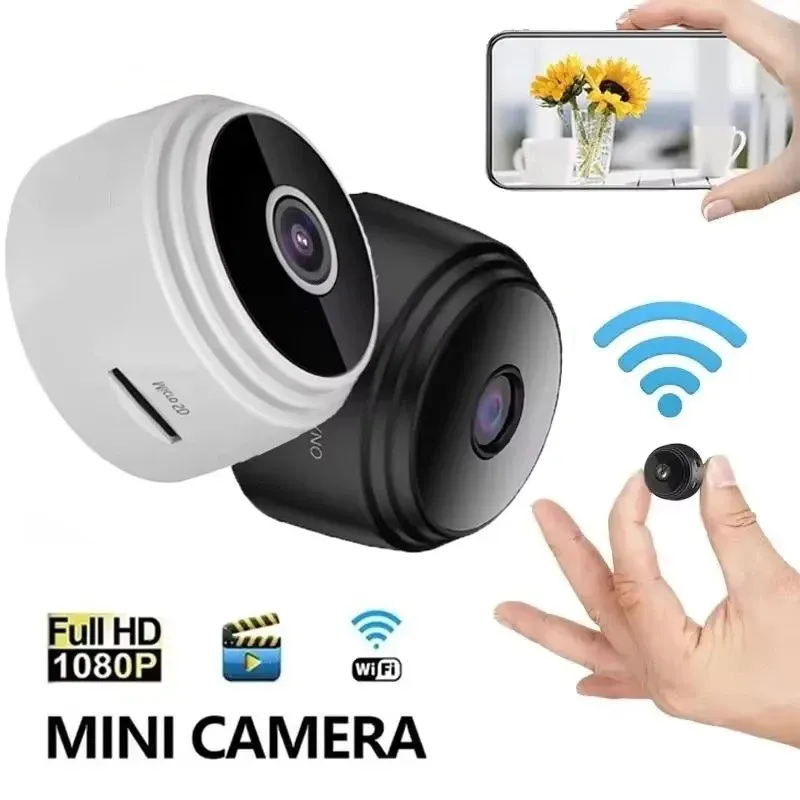 Caméra de surveillance WiFi HD intelligente pour la maison, idéale pour bébés et animaux de compagnie