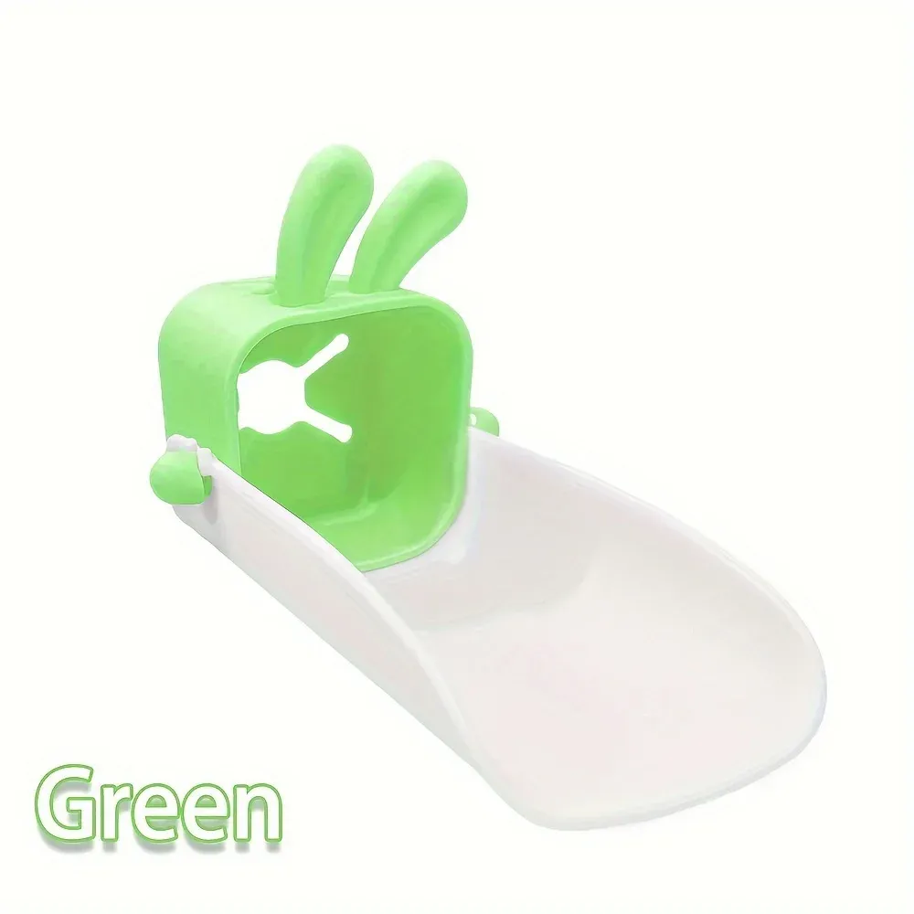 Rallonge de robinet en silicone à motif lapin pour enfants, anti-éclaboussures, pour salle de bain et cuisine 6