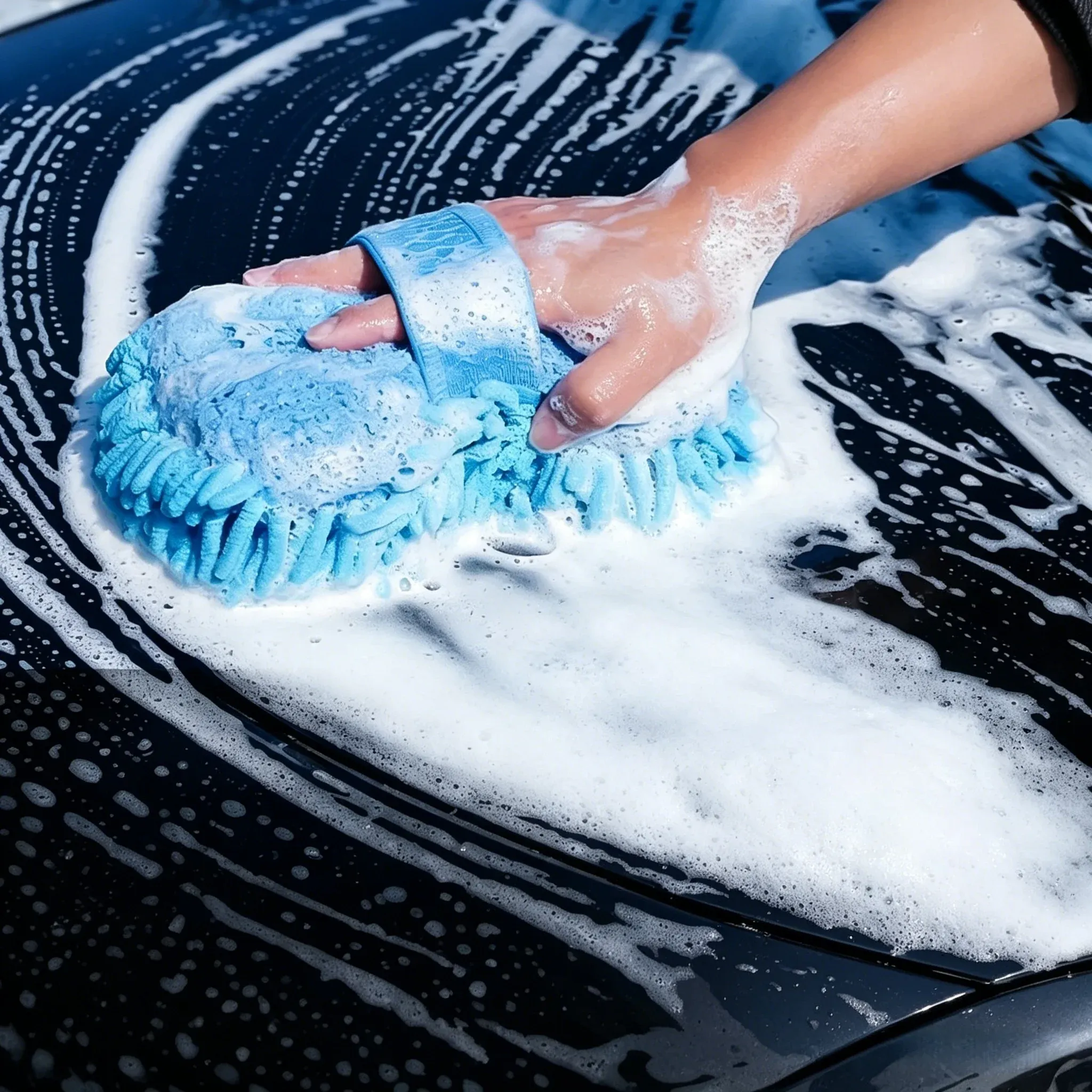 Éponge de lavage en microfibre pour automobile 2