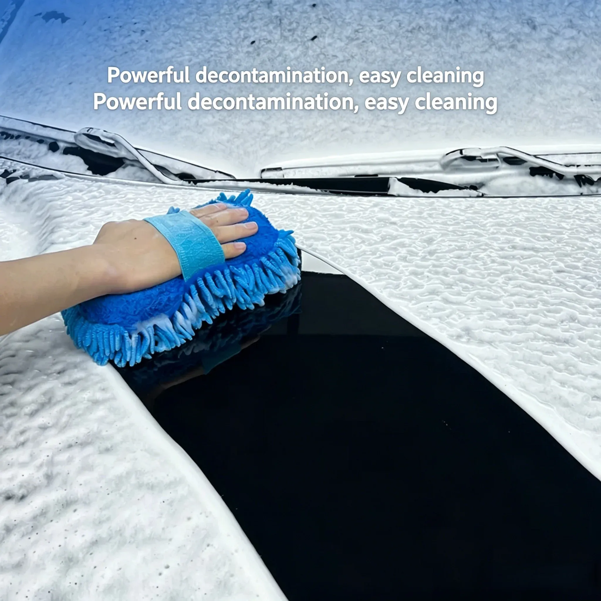 Éponge de lavage en microfibre pour automobile 4