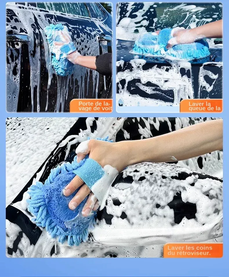 Accessoires de lavage auto au quotidien