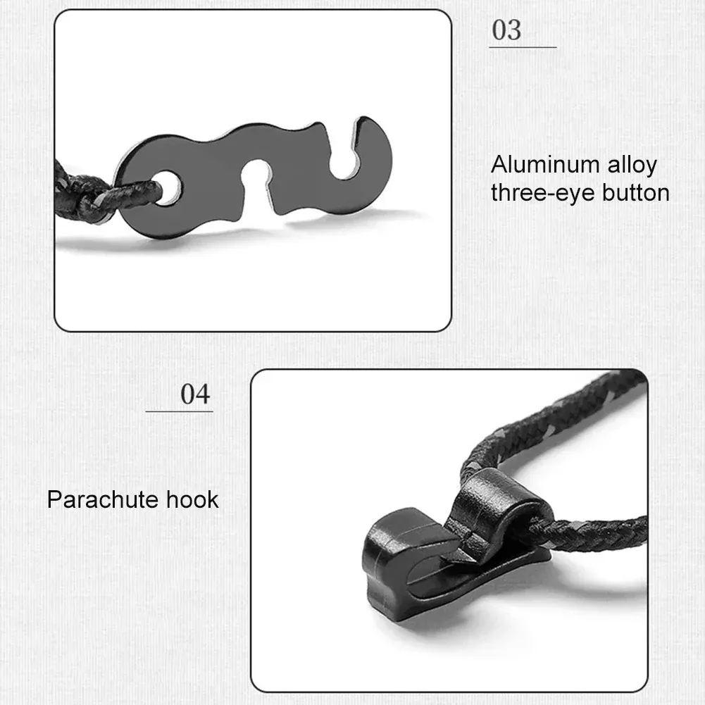 Corde à linge extensible, accessoires