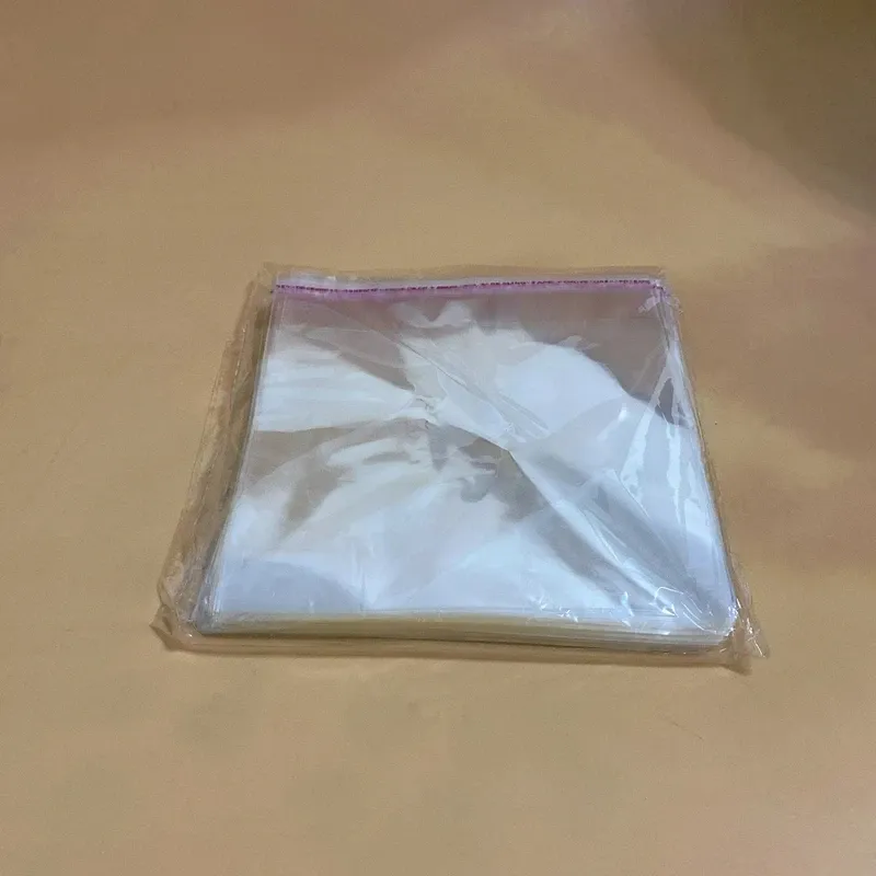 Sac de rangement transparent pour CD et DVD, détail de la transparence