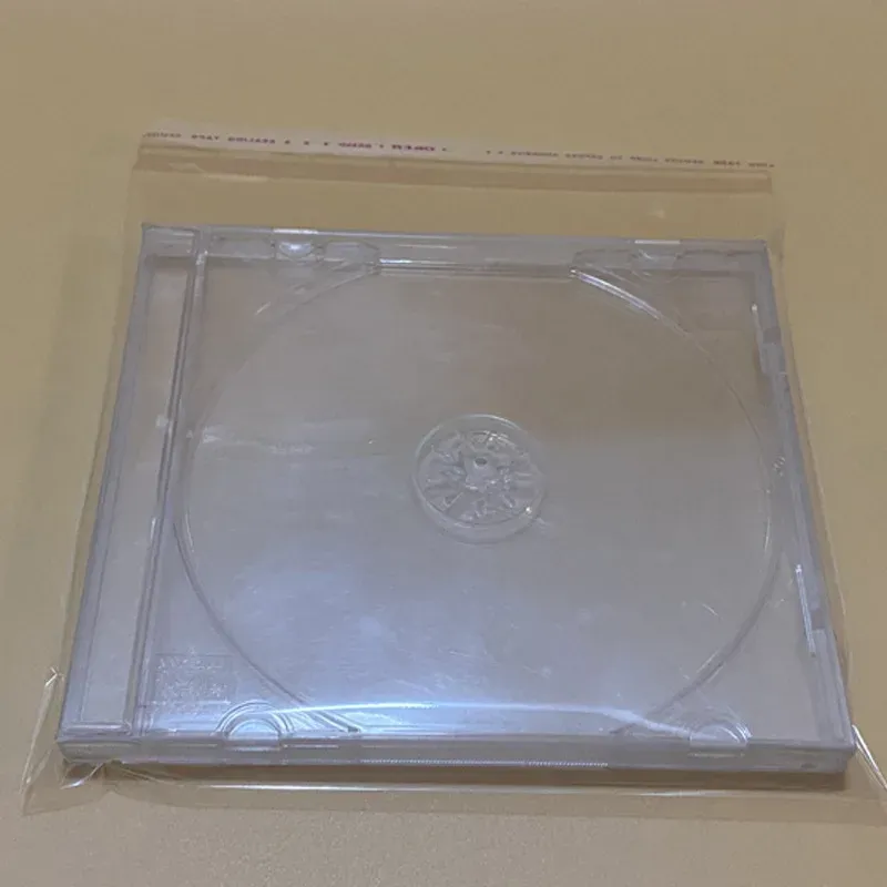 Sac de rangement transparent pour CD et DVD, rangement en situation
