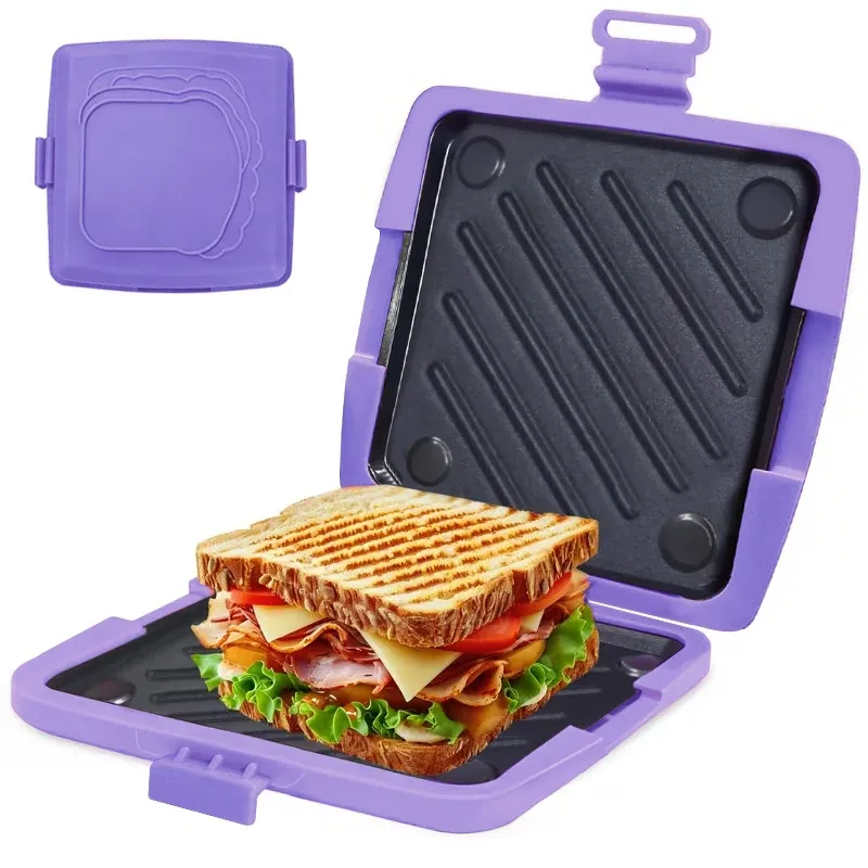 Plateau de cuisson pour sandwichs, compatible micro-ondes et four 11