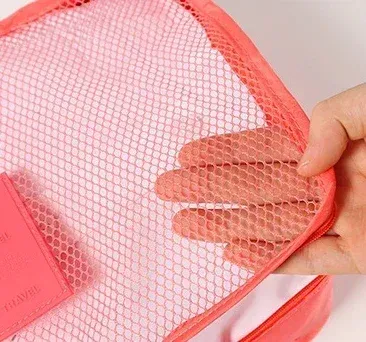 Sac de rangement pour voyages, finition