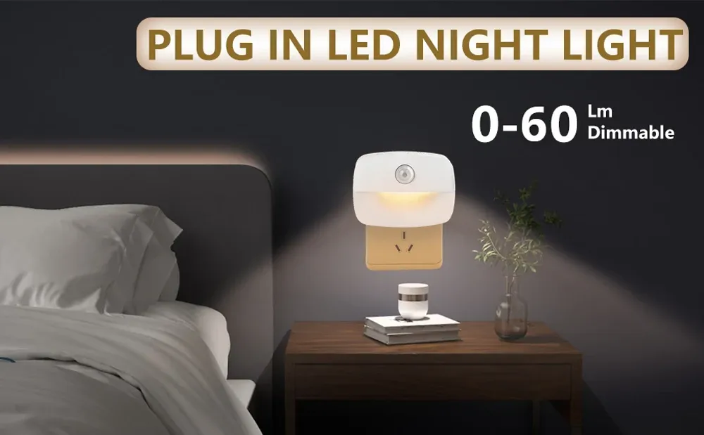 Veilleuse LED, design épuré